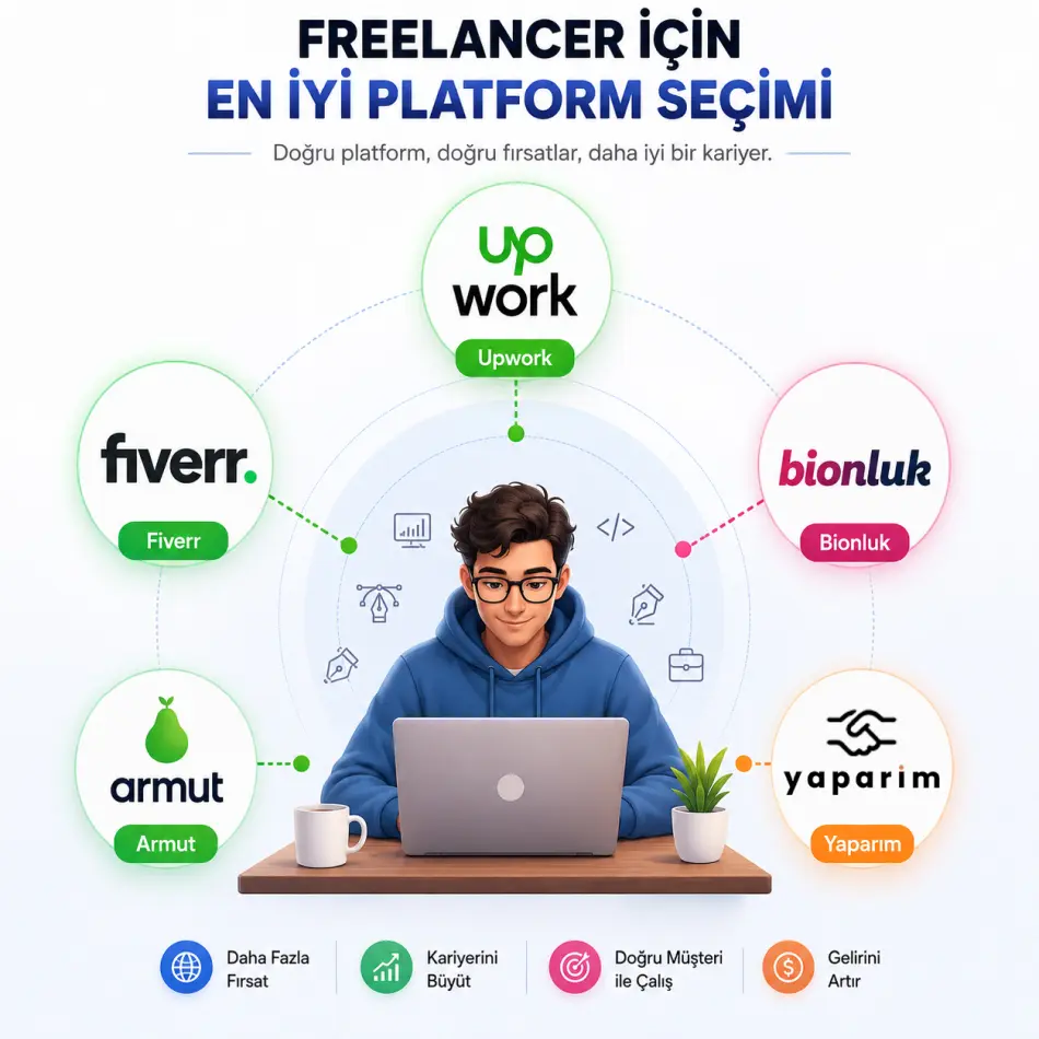 En İyi Freelance Platformları: Komisyon, Rekabet ve Gerçek İş Bulma Şansı