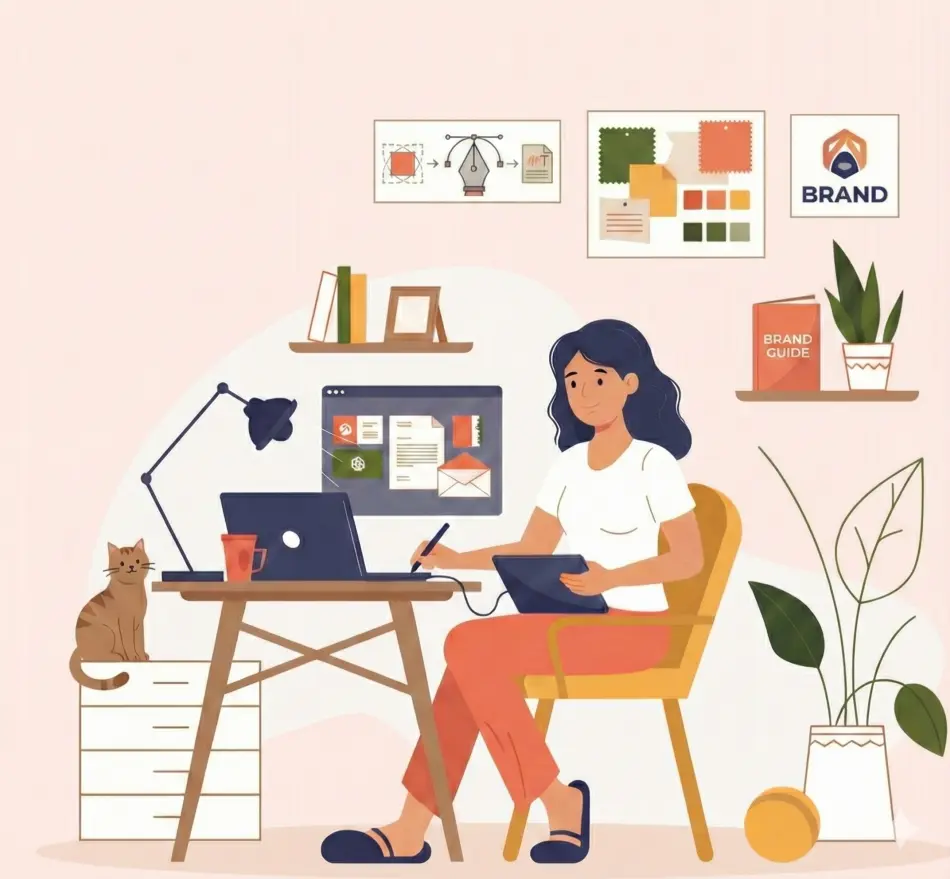 Kurumsal kimlik ve logo tasarımı, marka kimliği çalışmaları